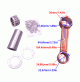 Connecting Rod Kit for Yamaha 40HP Outboard Motor - 6F5-11651-00 - 6F5-11650-00 - RCMA